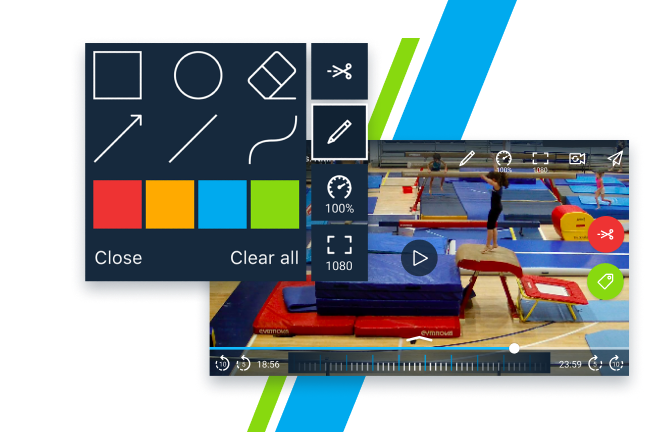 Player Dev Tools gymnastics https://playsight.com