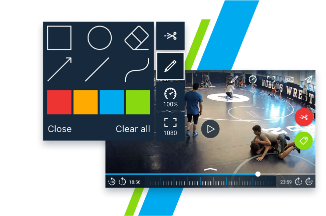 Player Dev Tools wrestling https://playsight.com