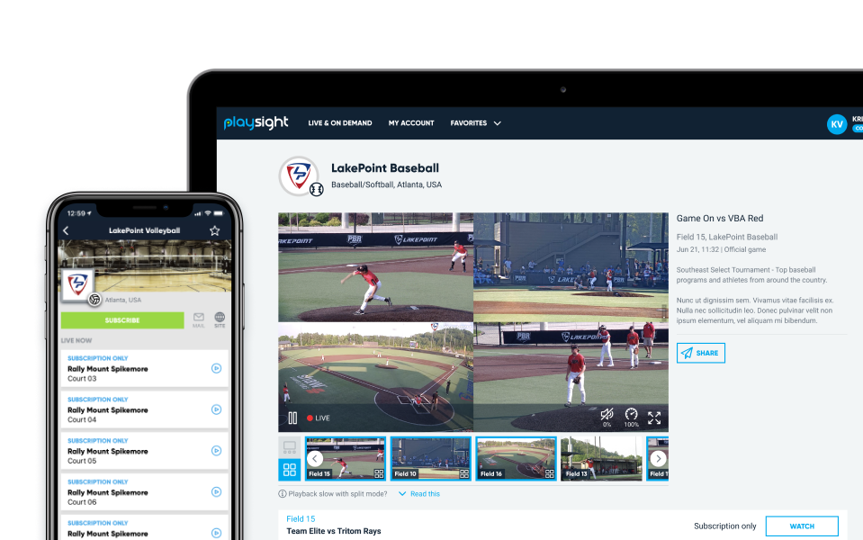 Live and On-Demand platform