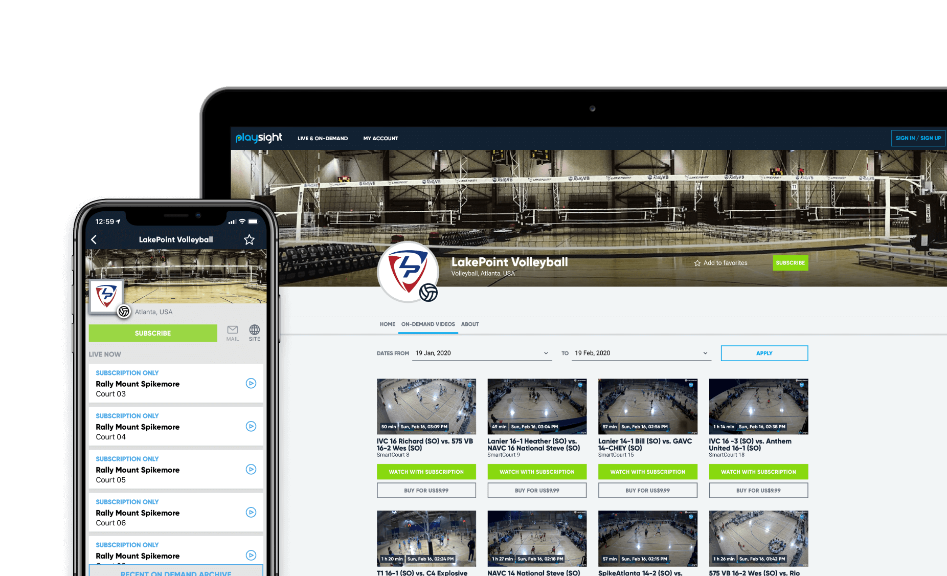 Live and On-Demand platform