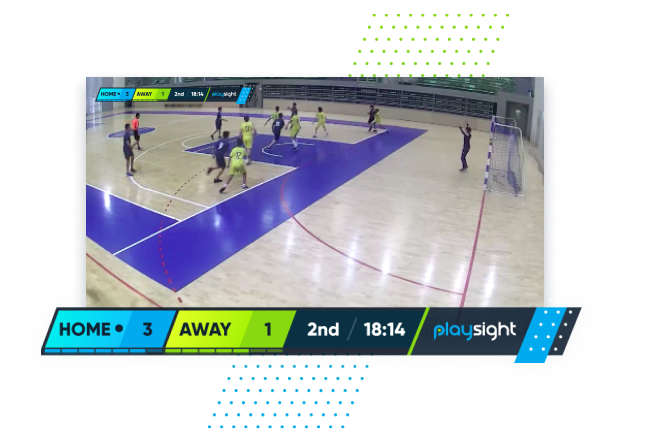Scorebaord handball https://playsight.com