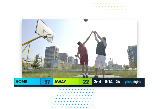 Scorebaord street ball https://playsight.com