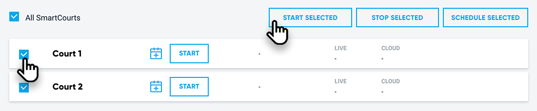 select multiple https://playsight.com